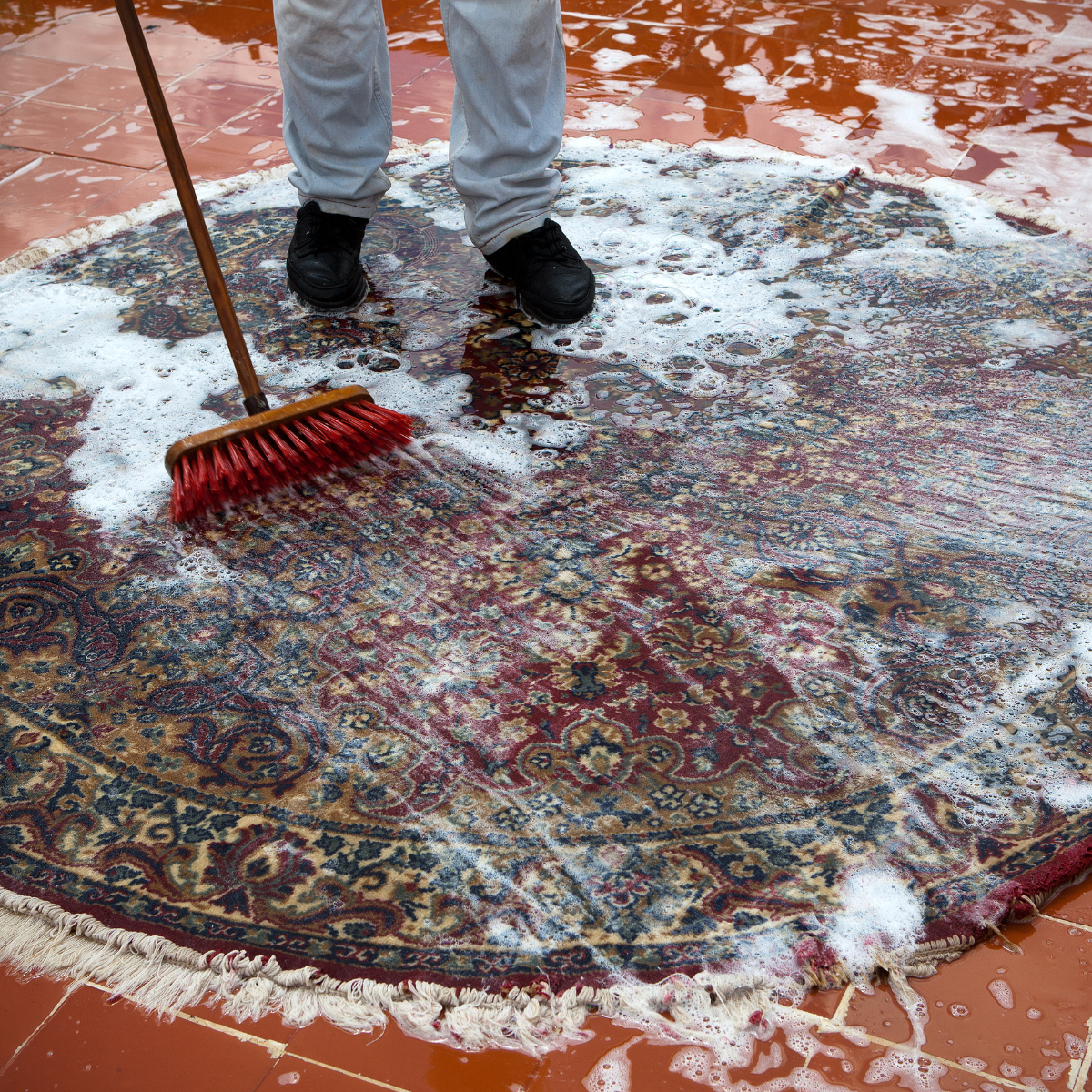 rug cleaning Persian Rugs Clinic logo – expert rug restoration and cleaning